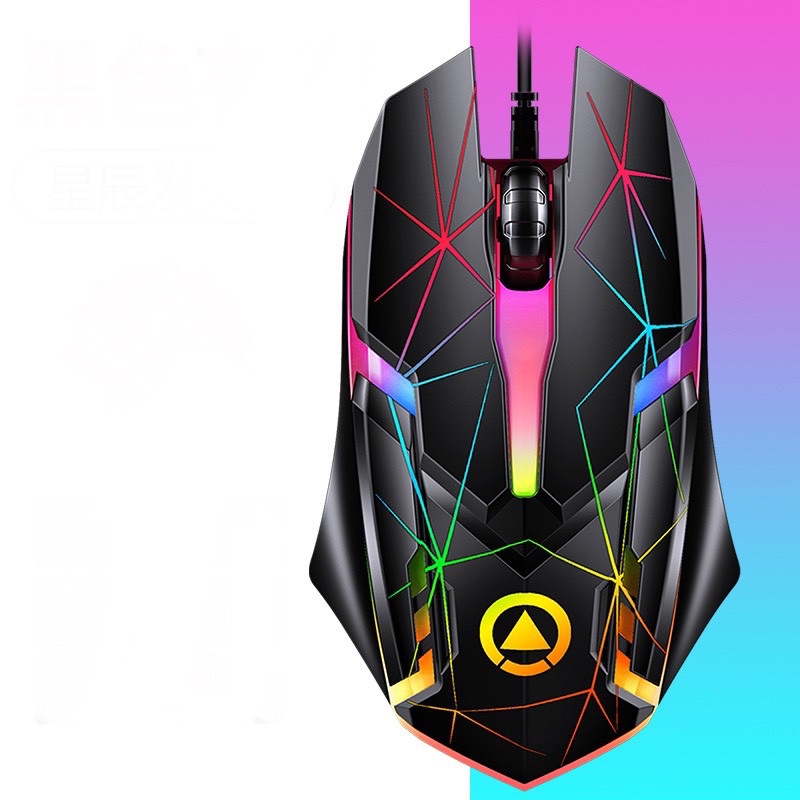Chuột Gaming G6 Máy Tính,Laptop LED RGB Tự Động Đổi Màu Phiên Bản Đặc Biệt Giành cho Game Thủ-Bảo Hành Lỗi 1 Đổi 1