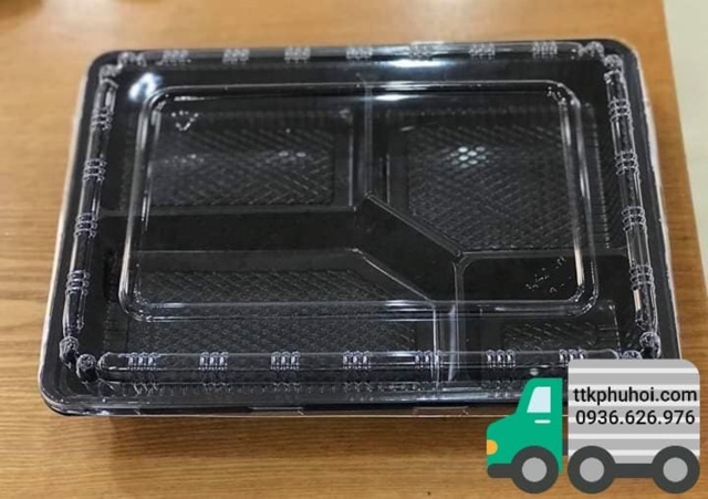 300 hộp nhựa 4 ngăn đựng cơm ht25