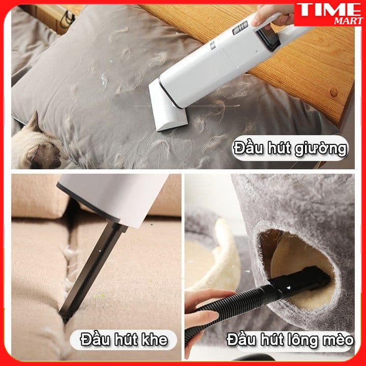 Máy Hút Bụi Gia đình Cầm Tay Không Dây YOICE VUÔNG Cao Cấp Tiện Lợi 120W Dùng được Mọi Nơi