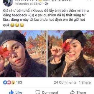 Phấn nước ngọc trai Klavuu Cushion Pearlsation Hight Coverage
