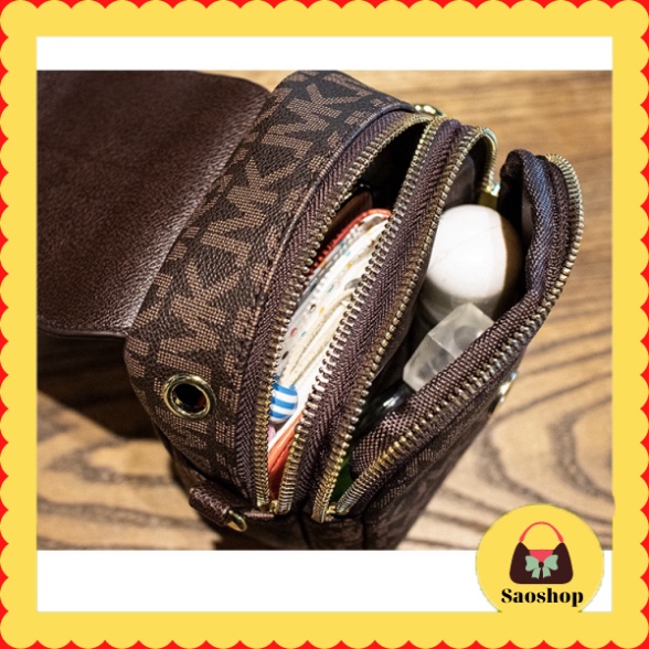 ` Túi xách đeo Chéo MK Chất Da Pu Cao Cấp Có 2 NGăn kéo khóa - Saoshop WINDY.COM