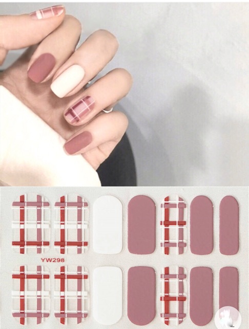 Set dán móng tay nails dán nghệ thuật nhiều màu - có ngay bộ móng đẹp trong 5 phút (Nail wraps / Nail stickers) CAM04