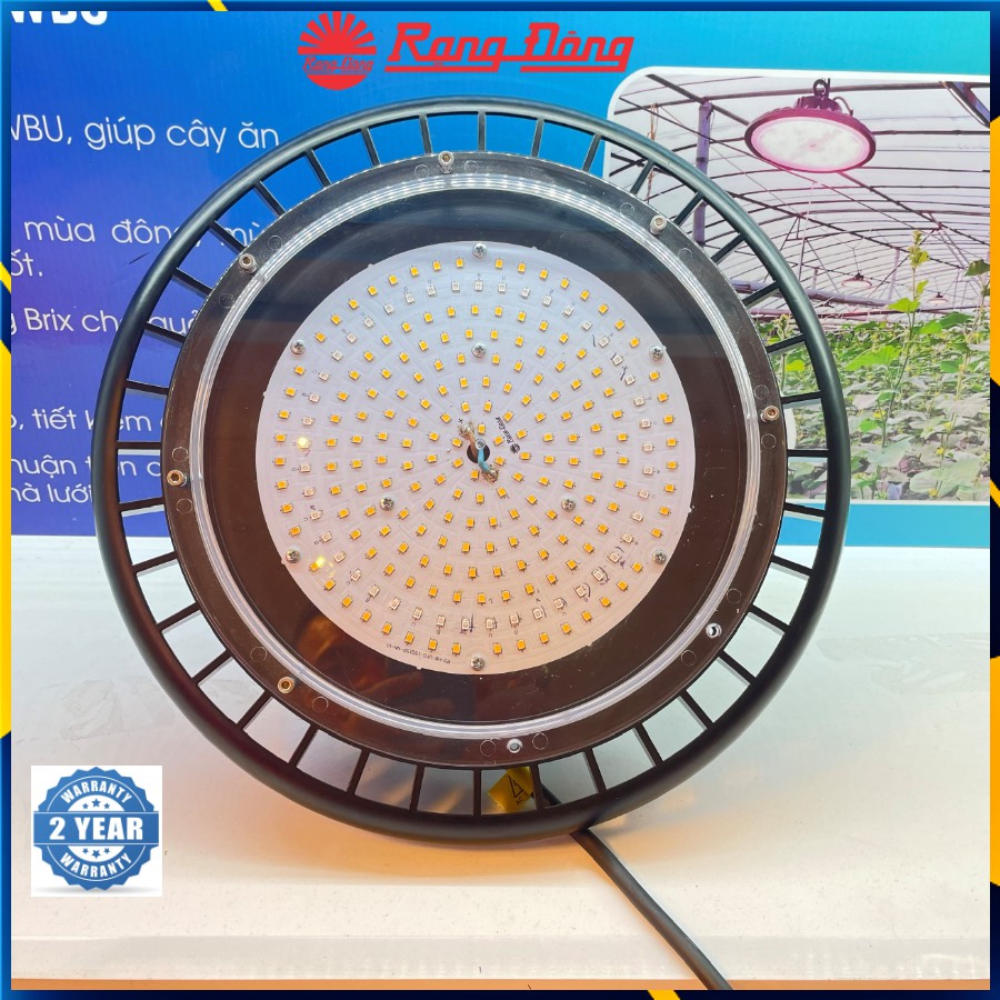 Đèn Trồng Lan UFO 150W Phổ WBU, LED Rạng Đông Chính Hãng, Bảo Hành 2 Năm