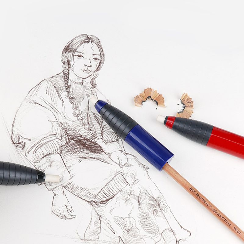 Gọt Bút Chì Dạng Xoay 2 Trong 1 Nhiều Màu Sắc