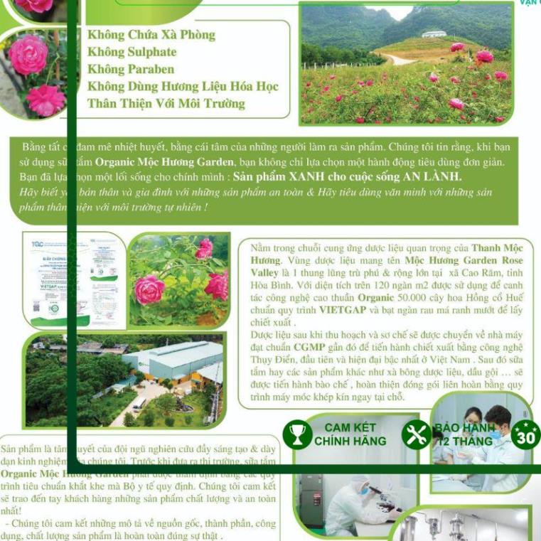 Sữa tắm làm trắng da mộc hương garden,THANH MỘC HƯƠNG hàng chính hãng