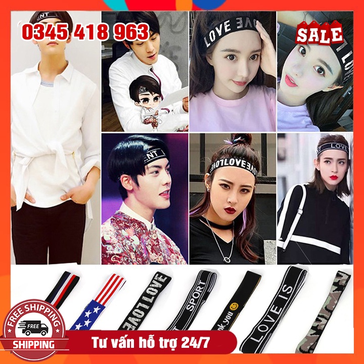 Băng Đô Quấn Đầu Thấm Hút Mồ Hôi Khi Chơi Thể Thao Cho Nam Và Nữ