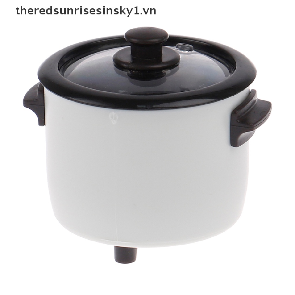Mô hình nồi cơm điện mini trang trí nhà búp bê tỉ lệ 1:12
