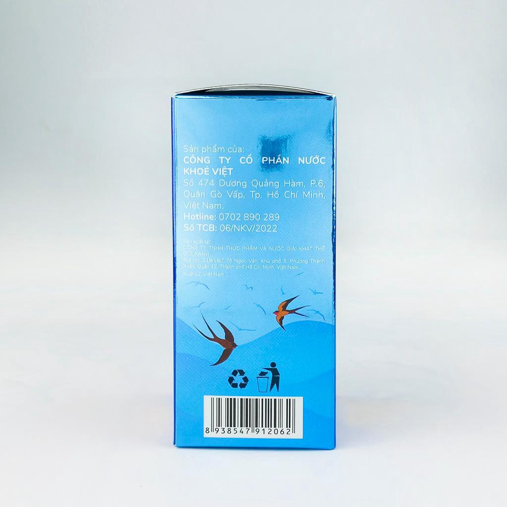 Hộp yến chưng Saffron đông trùng hạ thảo không đường Healwa  với 15% yến nguyên chất