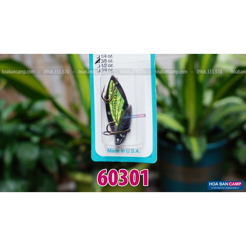 Mồi Lure Cá Sắt Cicada USA 21g