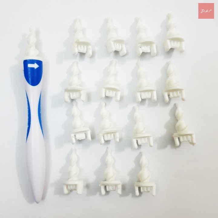 Dụng Cụ Lấy Ráy Tai Thông Minh 16 Đầu Xoắn Ốc Thay Thế