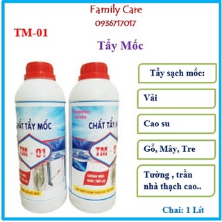 Chất tẩy mốc TM-01- tẩy mốc trên các loại vật liệu như vải, gỗ, tường...