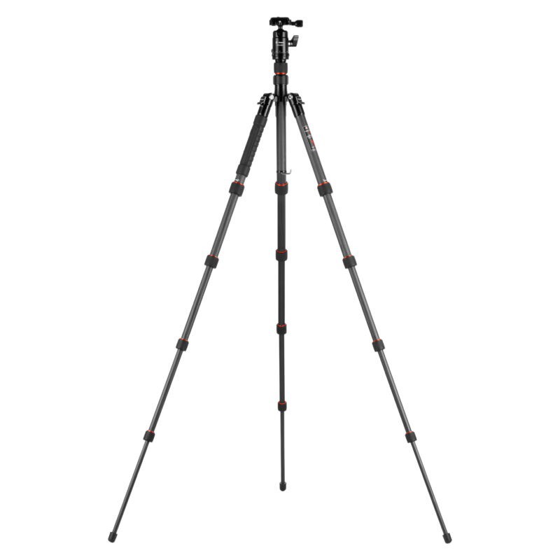 Chân máy ảnh chuyên nghiệp Fotopro X-GO FPH-42Q làm từ sợ Carbon có thể tải 8kg cao 1m44 (phiên bản đặc biệt)