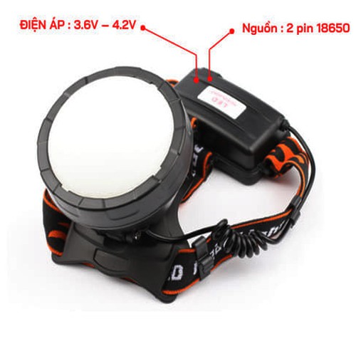 Đèn pin siêu sáng-Đèn đội đầu SF-K15 -Pin 18650 | BigBuy360 - bigbuy360.vn