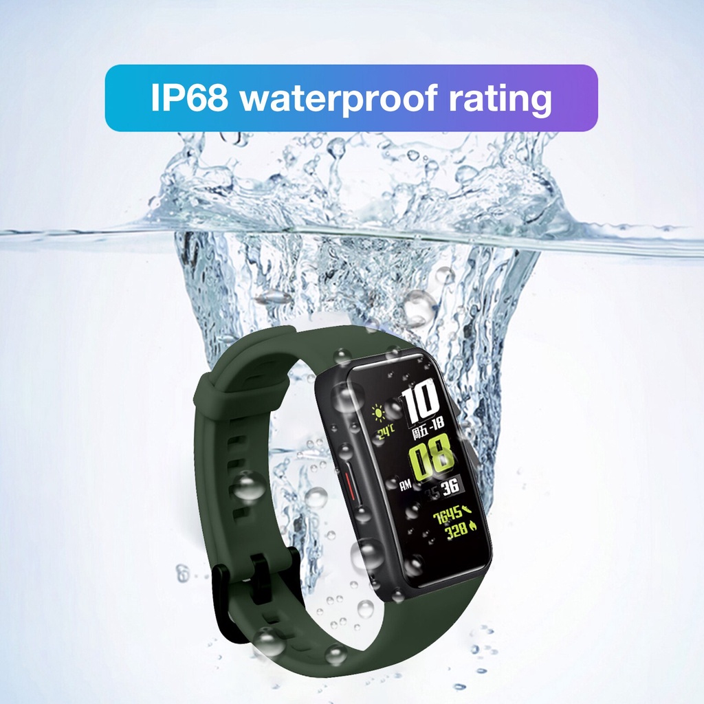 Dây đeo thay thế bằng silicon màu trơn cho Huawei Band 6