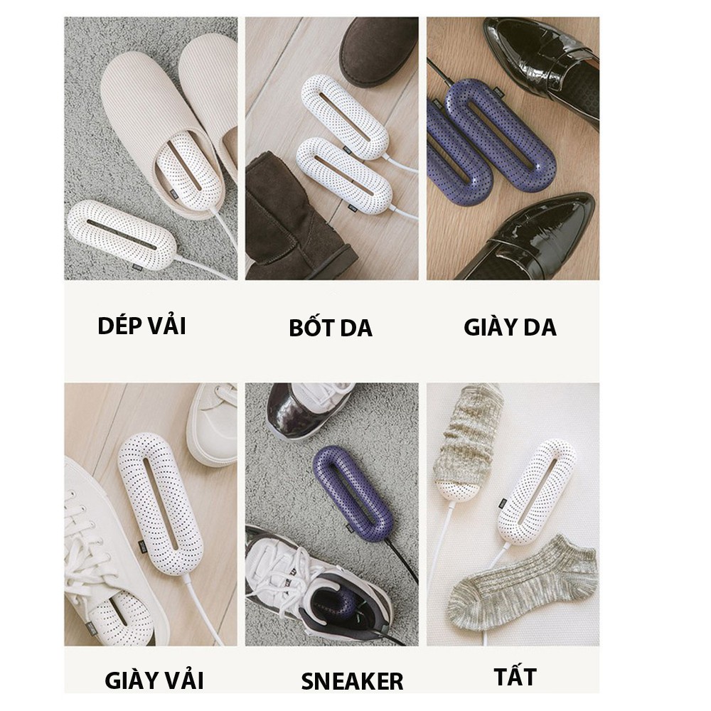 Máy sấy giày Xiaomi Sothing Zero Shoes Driers  UV Khử mùi -  Có lỗ tản nhiệt - Giảm mùi hôi giày dép - MiHouse