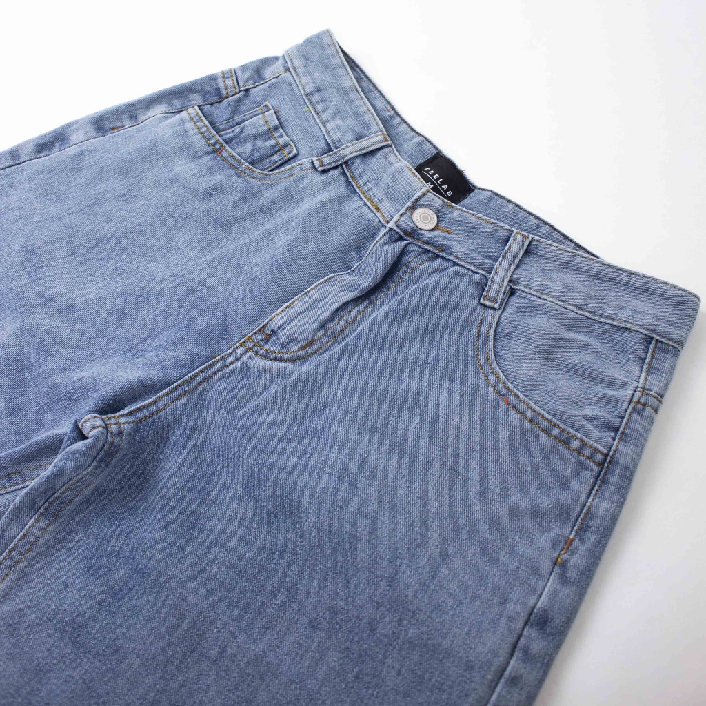 Quần Teelab Baggy Denim-Trousers PS020 / Xanh