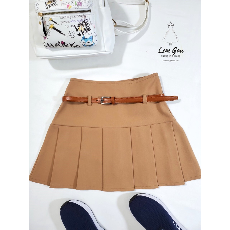 Chân Váy Xếp Ly ,phong cách Teen Hàn Quốc, chất liệu Tuyết Mưa,3 Size,