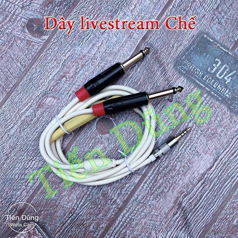 Dây livestream chế cho các dòng máy Âm li , vang, icon upod pro , mixer f4 và f7