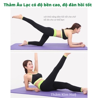 Thảm tập yoga Âu Lạc ( có túi đựng kèm )