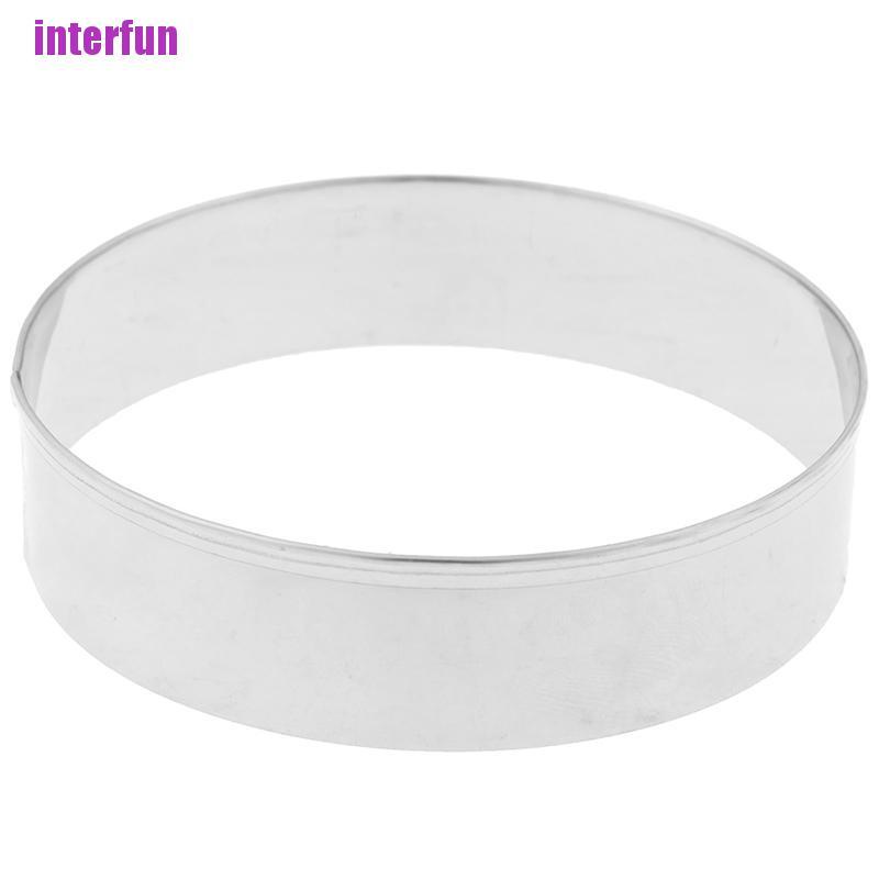 Bộ 5 Khuôn Cắt Bánh Quy Hình Tròn Bằng Thép Không Gỉ