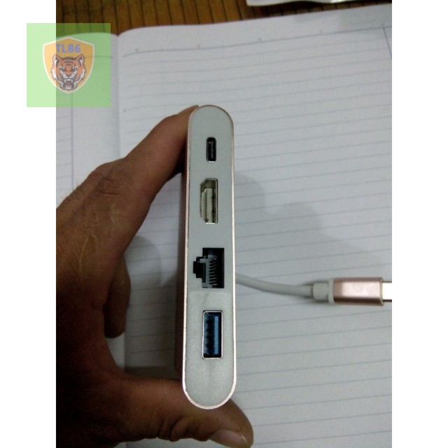 Cáp chuyển Type C to Ethernet-HDMI-USB-TYPE C .