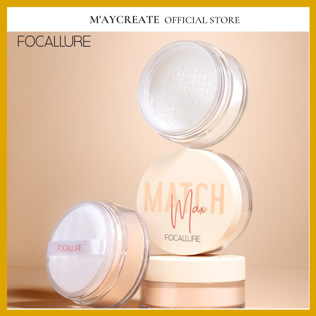 Phấn Phủ FOCALLURE Trang Điểm Giúp Kiềm Dầu Tối Đa 10g FPP1