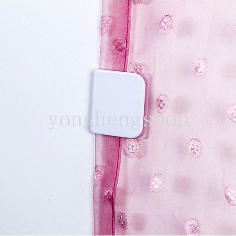 Set 2 Kẹp Cố Định Rèm Cửa Chống Văng Nước Tiện Dụng Cho Nhà Tắm