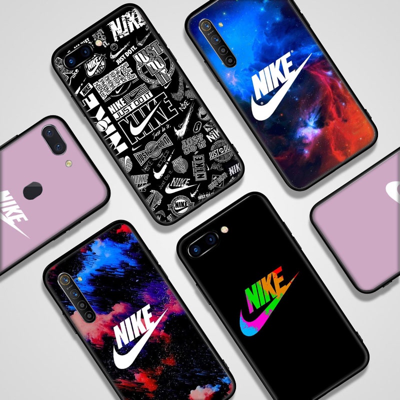 Ốp Điện Thoại Silicon Mềm Họa Tiết Nike Wwallpaper Cho Realme C2 C3 C11 C12 C15 C17 C20 C21 C25