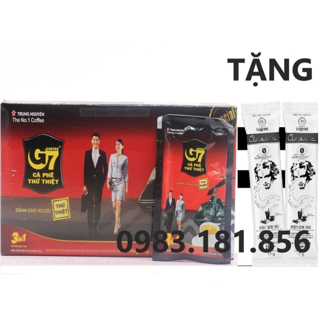 Cà phê Trung Nguyên G7 3in1 21 gói