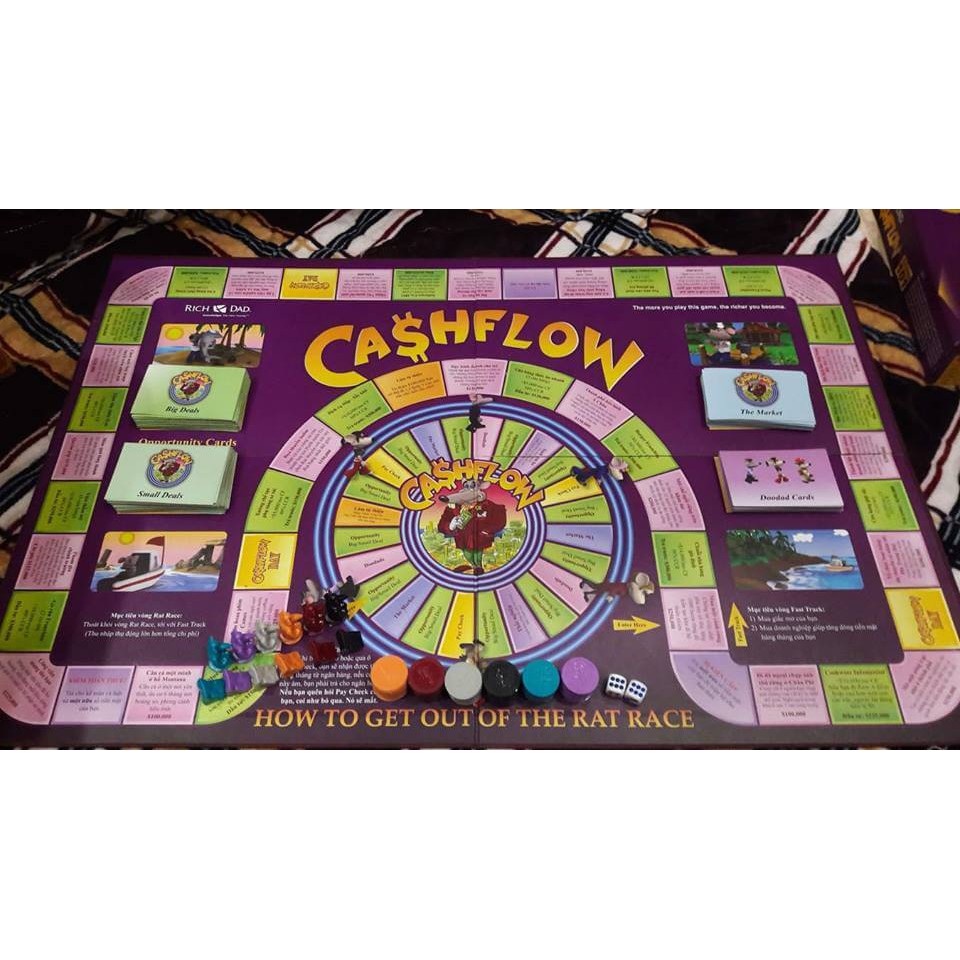 Jabi Toys - [FREESHIP ĐƠN 99K] Game Rèn Luyện tư duy Tài Chính CashFlow 1