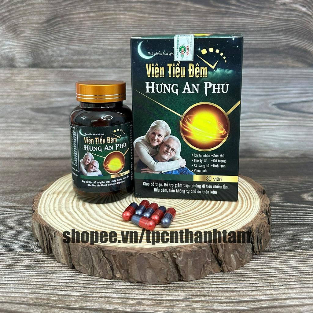 Viên tiểu đêm Hưng An Phú hỗ trợ giảm các triệu chứng tiểu đêm, tiểu nhiều lần, tiểu không tự chủ do thận kém - 30 viên