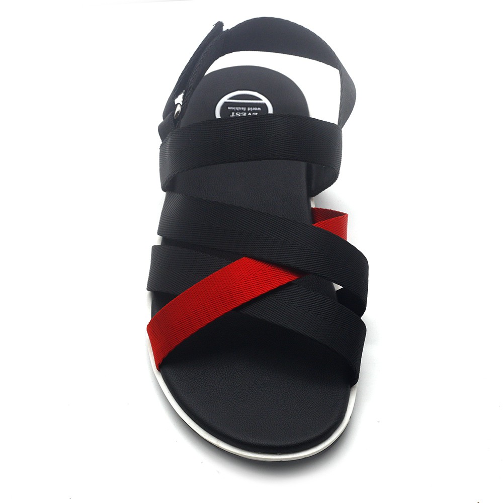 Giày sandal 3 quai ngang nam A703 thời trang Evest