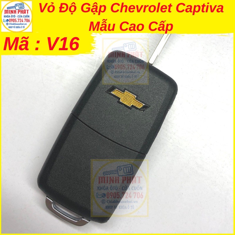 Vỏ chìa khoá xe Ô Tô Chevrolet Captiva V16