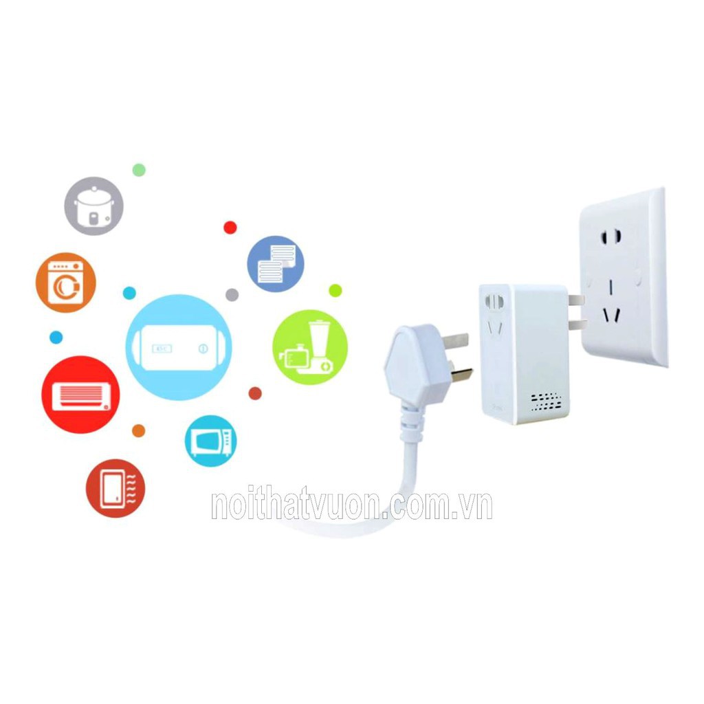 Ổ cắm wifi - Ổ cắm điều khiển bằng wifi Broadlink SP3mini