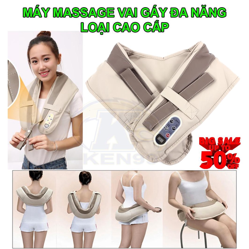 Đai Matxa Cổ Vai Lưng Gáy Chống Ê Ẩm Giúp Các Mạch Máu Lưu Thông Dễ Dàng Giảm Đau Nhức Toàn Thân