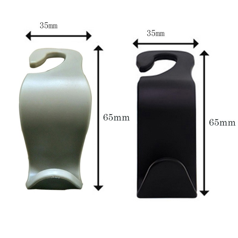 Ghế ô tô Tựa đầu Móc Ghế sau Ghế tổ chức Móc treo cho Túi xách Ô tô Quần áo Ô dù Áo khoác Túi hàng tạp hóa
