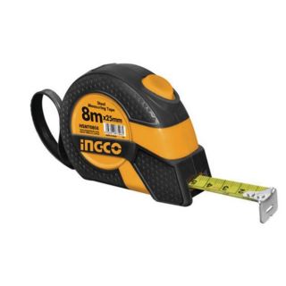 Thước kéo thép nền vàng ingco 8mxmm HSMT0808