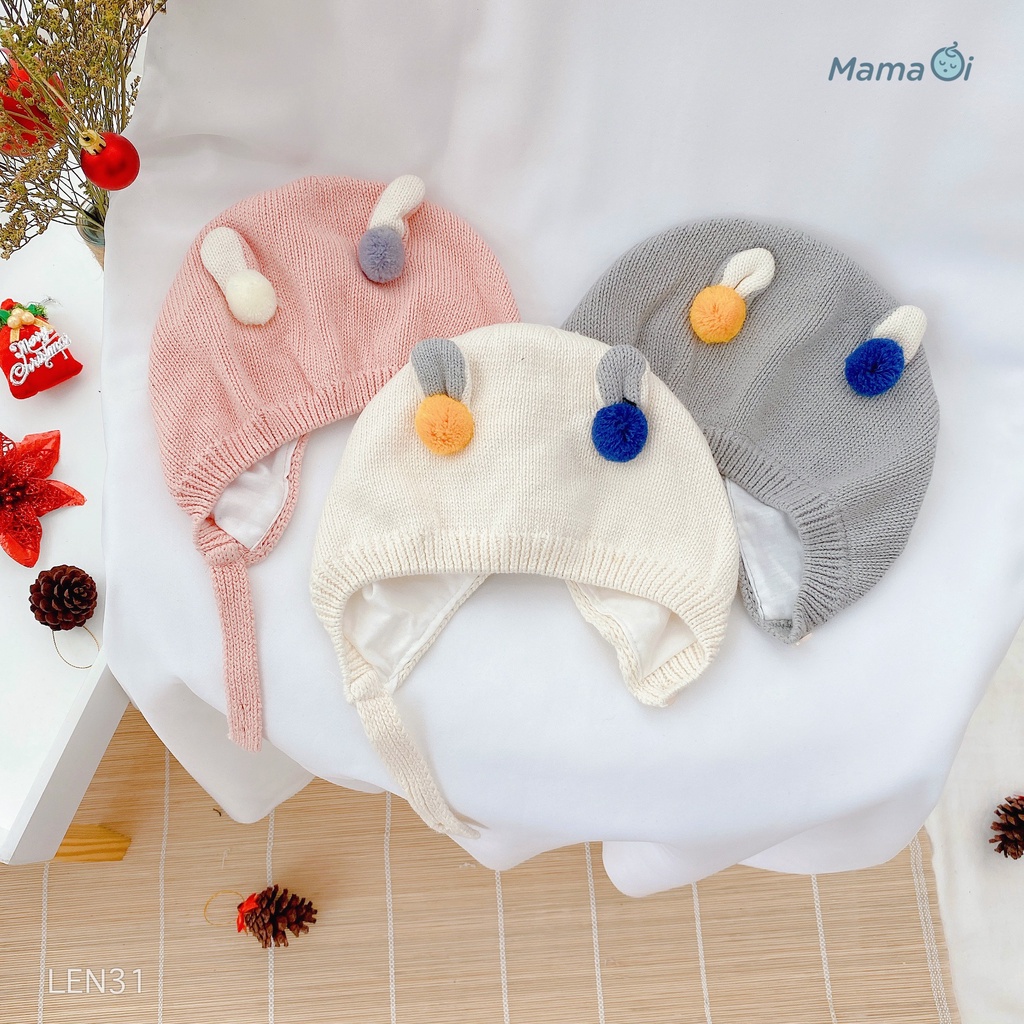 LENTH Tổng hợp mũ len mềm , siêu dễ thương cho bé của Mama Ơi- Thời trang cho bé