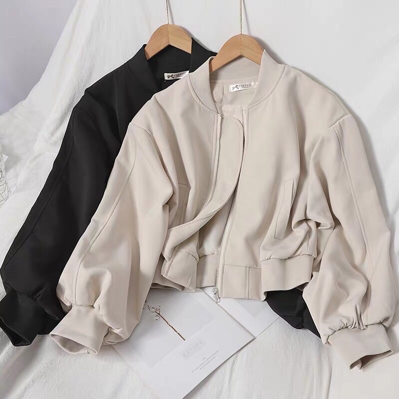Áo khoác Bomber CROPTOP cho các nàng yêu đây ạ