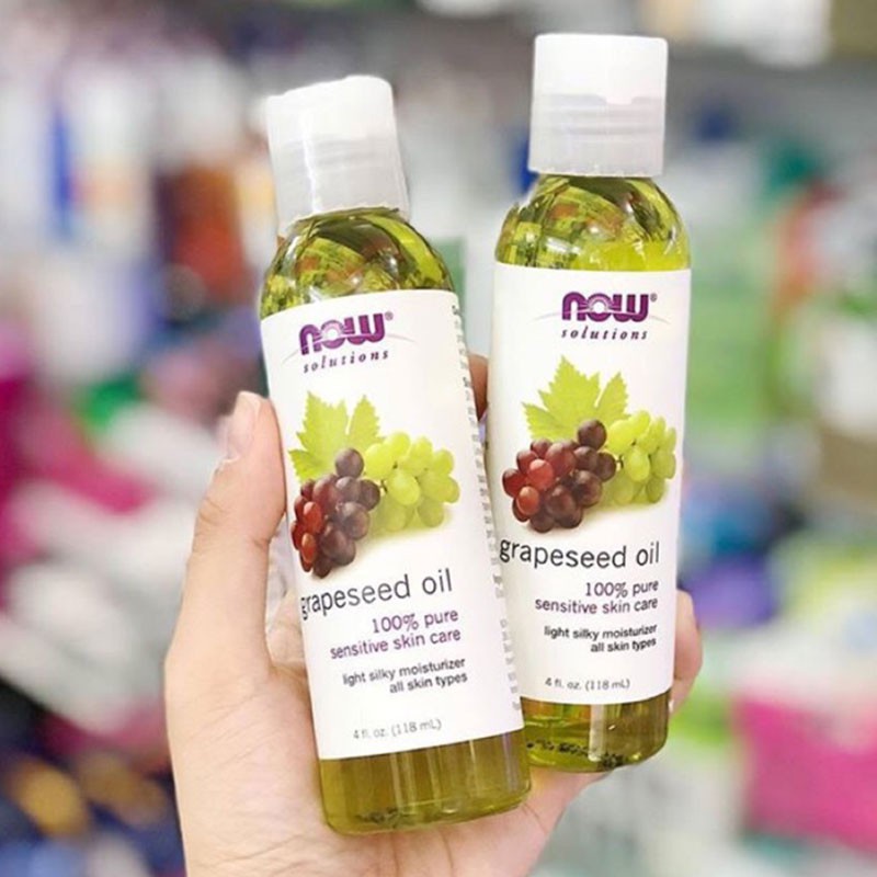Now GrapeSeed Oil Tinh Dầu Nho Vitamin Và Khoáng Chất Giúp Đẹp Da, Hỗ Trợ Tóc Suôn Mượt