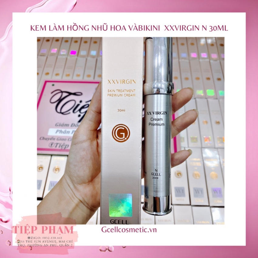 Kem Làm Hồng Nhũ Hoa và Bikini XXvirgin Gcell Hàn Quốc 30ml