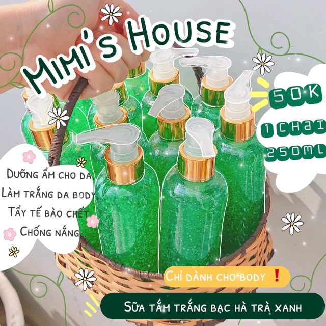 SỮA TẮM TRẮNG BẠC HÀ MIMI’S HOUSE | BigBuy360 - bigbuy360.vn