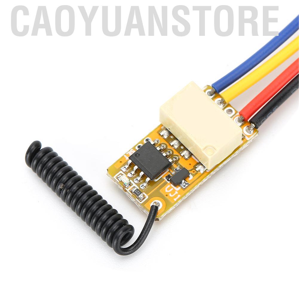 Caoyuanstore Mini remote switch 3.7V 4.5V 5V 6V Relay transmitter-receiver module with low
