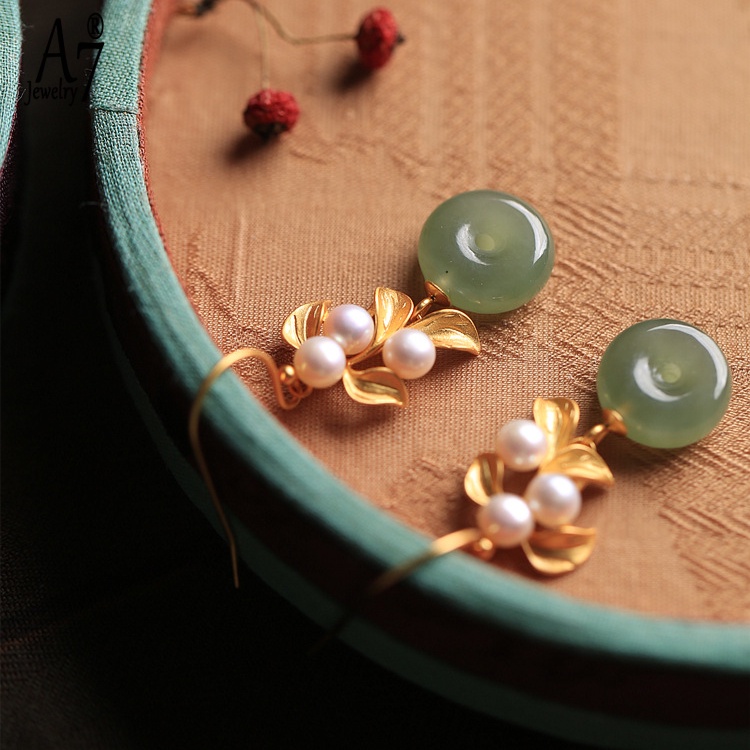 Đôi Bông Tai Bạc 925 Hình Khóa Thanh Lịch Cho Nữ