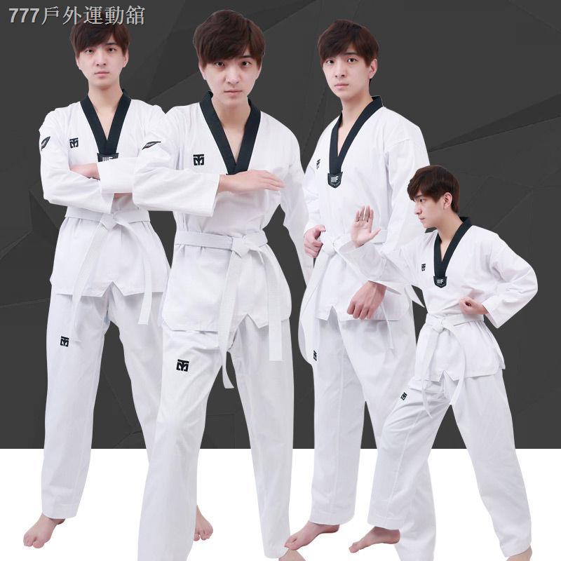 Bộ Đồ Tập Võ Taekwondo Chất Liệu Cotton Dành Cho Người Lớn Và Trẻ Em