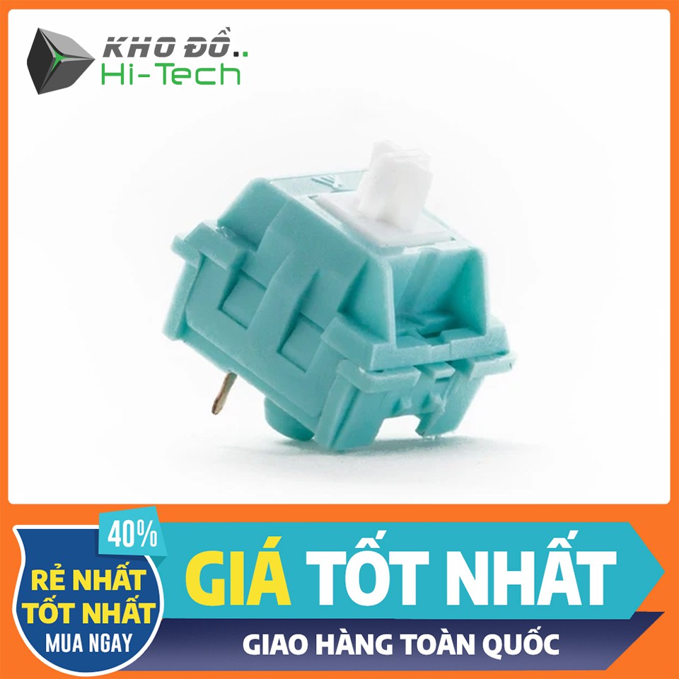 Switch KTT Mint đã burn + lube 💖 𝘍𝘳𝘦𝘦𝘴𝘩𝘪𝘱 💖 Linear switch đã lube tay mượt mà | Stem Dài Âm Thock
