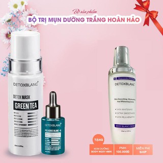 ✨(Chính hãng) Combo cải thiện mụn, thâm tặng kem body