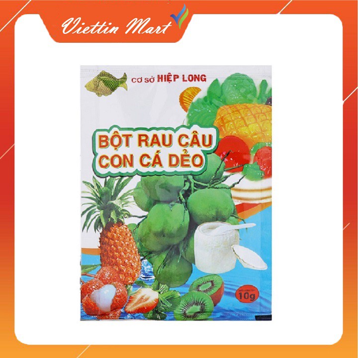 1 GÓI BỘT RAU CÂU CON CÁ DẺO HIỆP LONG