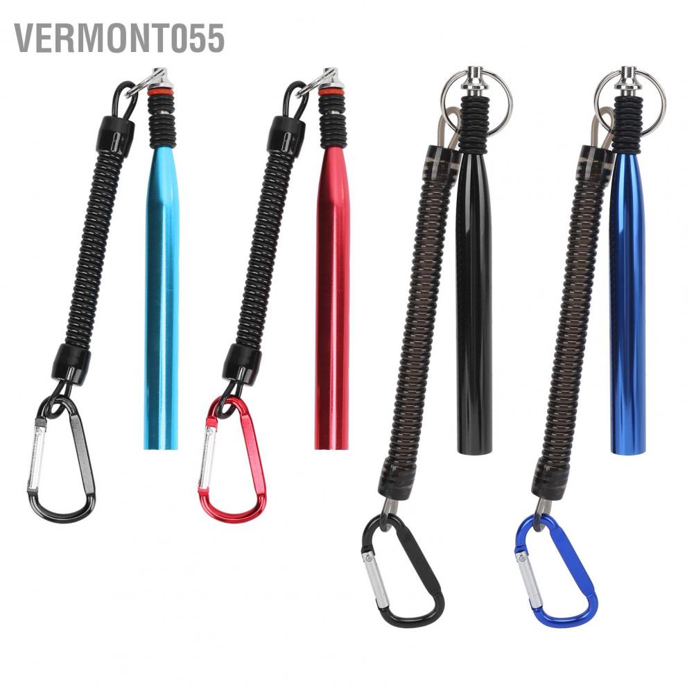 Vermont055 Aluminium Alloy Soft Baits Fishing Accessories Wacky Worm Rig Tool with 100 O Rings