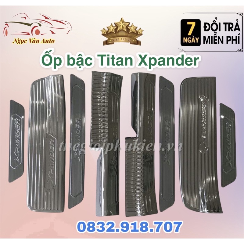 Ốp bậc cửa Xpander 2018 - 2021 Titan cao cấp